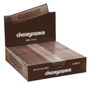 Choosypapers King Size Slim Zigarettenpapier "choosypapers Wood"